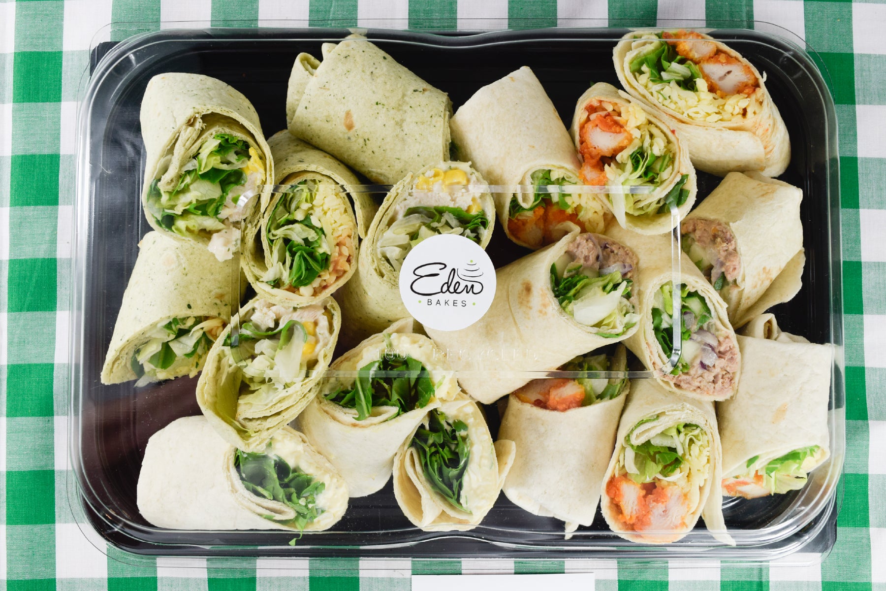 Wraps delivery, event catering platter, Edenbridge high street, Eden Bakes, 